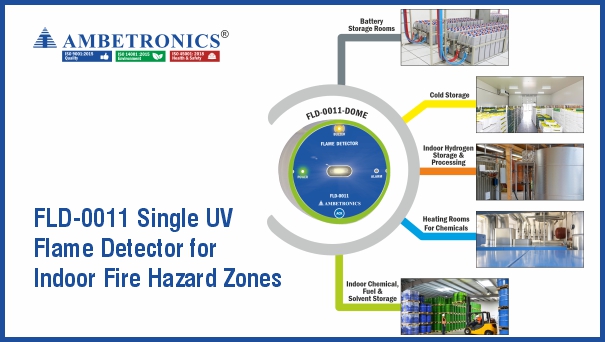 FLD-0011 Single UV Flame Detector for Indoor Fire Hazard Zones