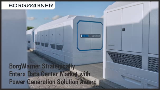 BorgWarner Strategically Enters Data Center Market with Power Generation Solution Award